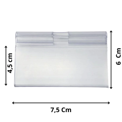 Porta Etiqueta para Casulo 7,0 x 4,50 cm - Kit 50 Pçs