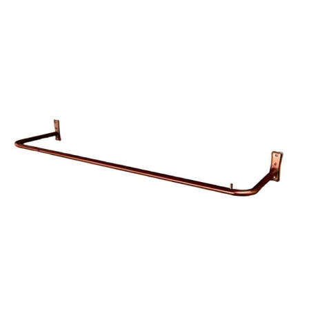 Arara Fixa de Parede Tubo Redondo 120 cm - comprar online