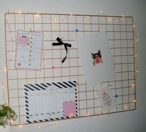 Tela Memory Board Cor Rosé 60 x 100 cm