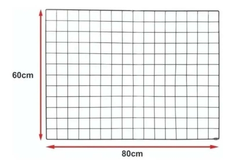 Tela Memory Board Cor Branco 60 x 80 cm