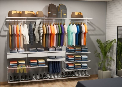 Kit Closet Aramado 2,70 x 2,00 mt Avançado Branco