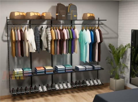 Kit Closet Aramado 2,70 x 2,00 mt Básico Preto