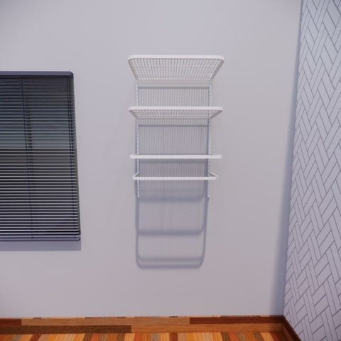 Kit Closet Aramado 0,60 x 1,00 mt Cab/Prat. Branco