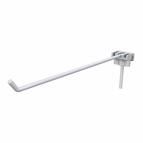 Ganchos para tela 10 cm c/suporte Plástico Kit 10 pç Branco