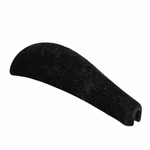 Ombreira de Veludo Preta kit com 10 pares