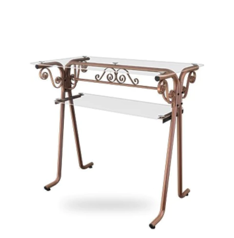 Balcão De Atendimento Vintage c/Arara 84x93x52 cm Dourado