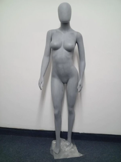 Manequim Feminino evolution Fitness Braço Cinturado Bege aveludado