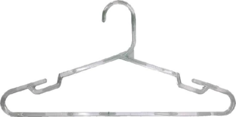 Kit Cabide Acrílico Gancho C Cavado 40 x 20 cm - loja online