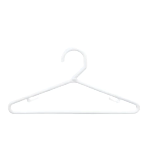 Cabide Plástico Infantil Branco 14 x 30 cm