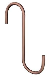 Gancho em S Rose - 12 x 9 cm Metal