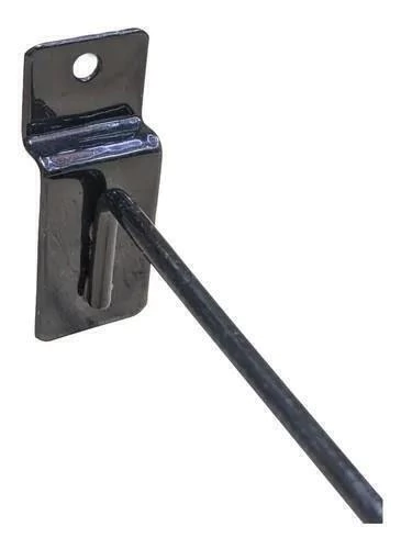Kit Gancho Para Painel 10 Cm 5 mm Preto