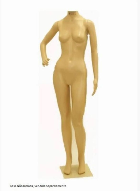 Manequim Plástico R.52 Feminino S/Cabeça 3 braços