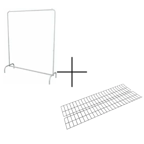 Arara Desfile Articulável 80 cm Com Tela