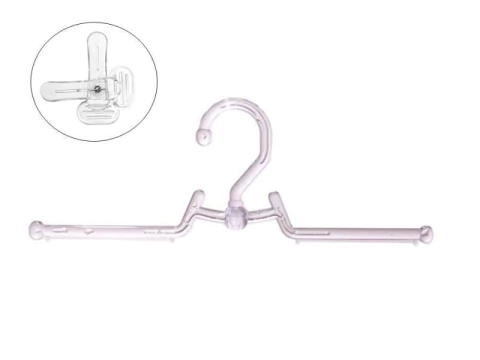 Cabide Acrílico Boutique Saia Calça Com Presilha 40cm