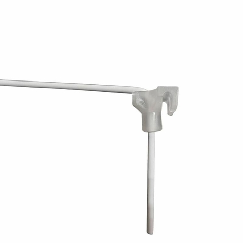 Gancho Para Tela 25 Cm 4 mm Branco (Engate Plástico)