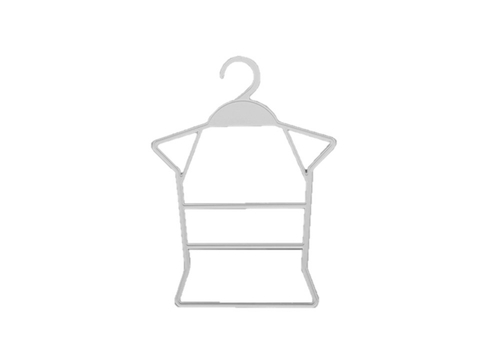 Cabide Plástico Corpo Bebe Branco