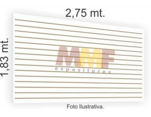 Chapa Inteira Painel Canaletado - 2,75 x 1,83 cm
