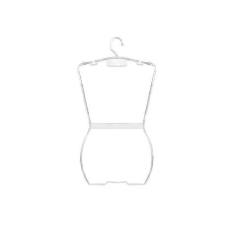 Cabide Acrílico Silueta Adulto 78 x 42 cm