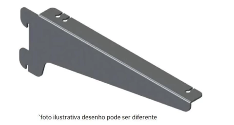 Suporte Com Aba Para Trilho Cremalheira (Par) Fidel