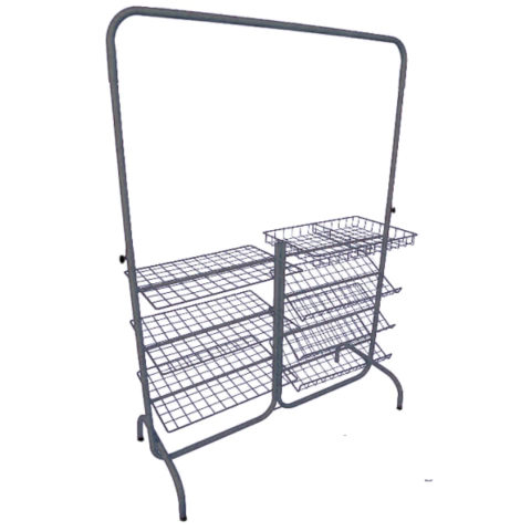 Arara Closet 1,30 Mt Com Cestos e prateleiras