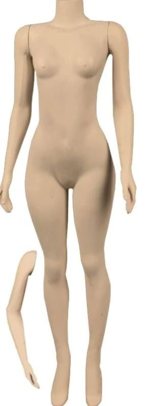 Manequim Plástico R.22 Feminino 3 braços S/cabeça