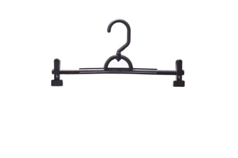 Cabide Saia Calça Giratório Cor Preto 33 cm