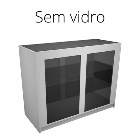 Balcão Vitrine SEM Vidro 120 mt