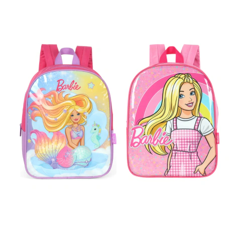 Mochila de Costas Barbie Pré Escolar Infantil - Luxcel