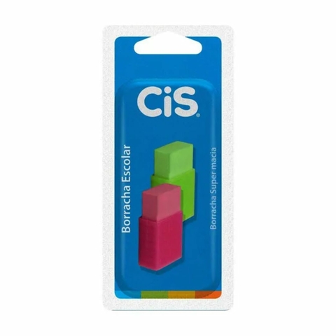 Kit 2 Borrachas Fluorescente com Capa Protetora - Cis