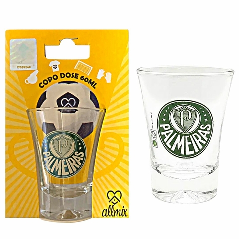 Copo De Vidro Shot 60ml - Palmeiras