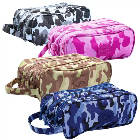 Estojo Nylon Triplo Camuflado - Daterra