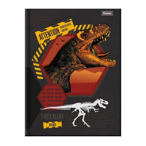 Agenda Escolar Dinossauro Sauros Permanente - Foroni
