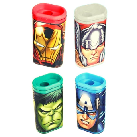 Apontador com Depósito Plástico Avengers - Molin