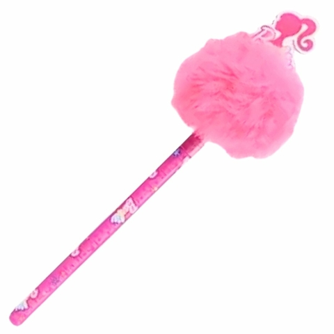 Caneta em Gel Barbie 0.7mm PomPom - Tris - Rosa