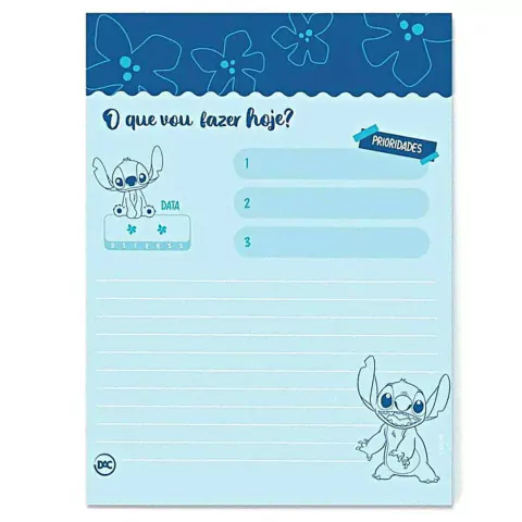 Refil Porta Fichas Mini Stitch 80Fls - DAC