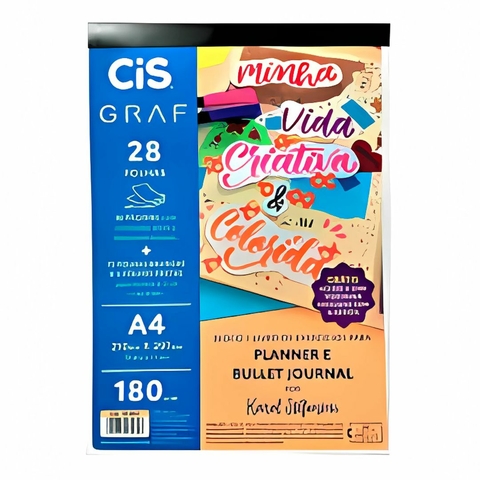 Bloco / Livro de Exercícios para Planner e Bullet Journal - Cis