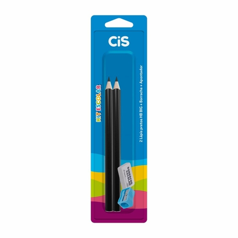Kit Escolar Lápis HB Nº2 BIG - Cis