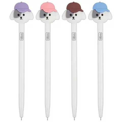 Caneta Gel 0.5mm Retrátil Doguinho - Tilibra