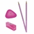 Ecolápis Grafite Grip Rosa Kit Office - Faber Castell - comprar online