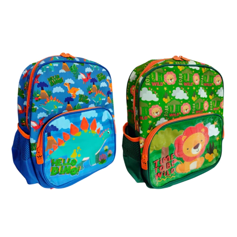 Mochila de Costas Infantil Leão e Dinossauro - Rocie