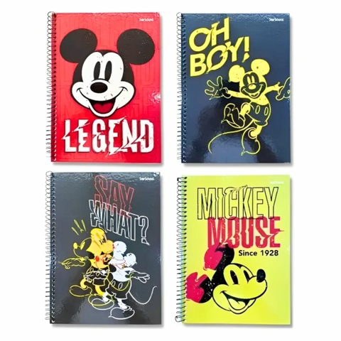 Caderno Universitário Mickey Mouse 80 Folhas - Jandaia