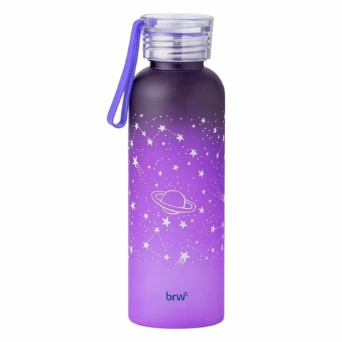 Garrafa Plástica Degradê Estrela Com Alça 500ml - Brw