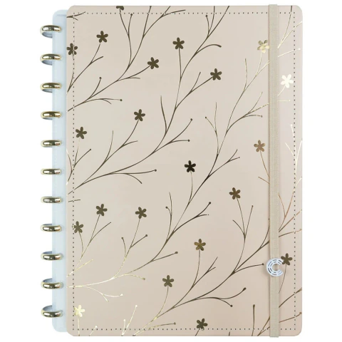 Caderno Inteligente Miss Floral By Giulia Benite Médio - Weci