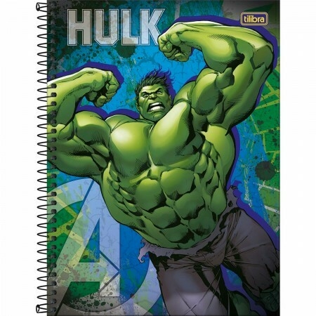 Caderno Espiral Capa Dura 1 Matéria 80 Fls Hulk - Tilibra - comprar online