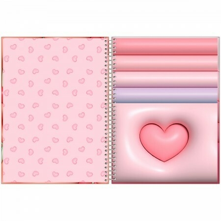 Caderno Espiral Universitário Nice Cream 1 Matéria - Foroni - comprar online