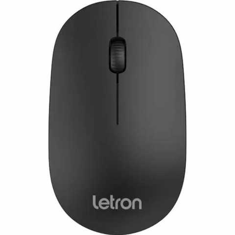 Mouse Sem Fio Office Slim Preto - Letron