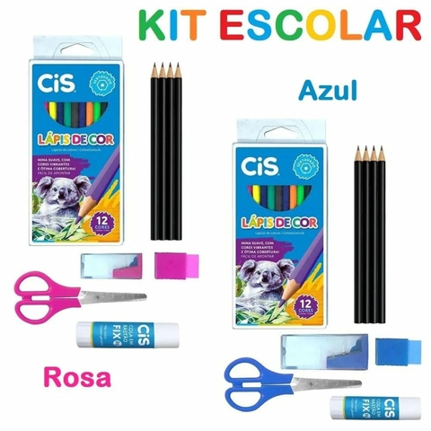 Kit Escolar C/ 9 Itens - Cis