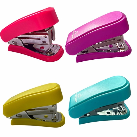 Mini Grampeador Colorido Neon Fiorella Sotti - Win Papper