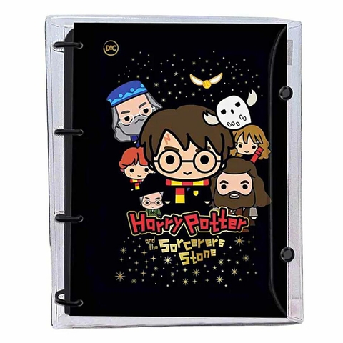 Caderno Argolado Fichário Cristal Harry Potter - DAC