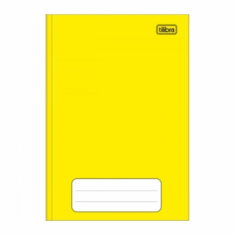 Caderno Brochura Capa Dura 1/4 Amarelo – Tilibra